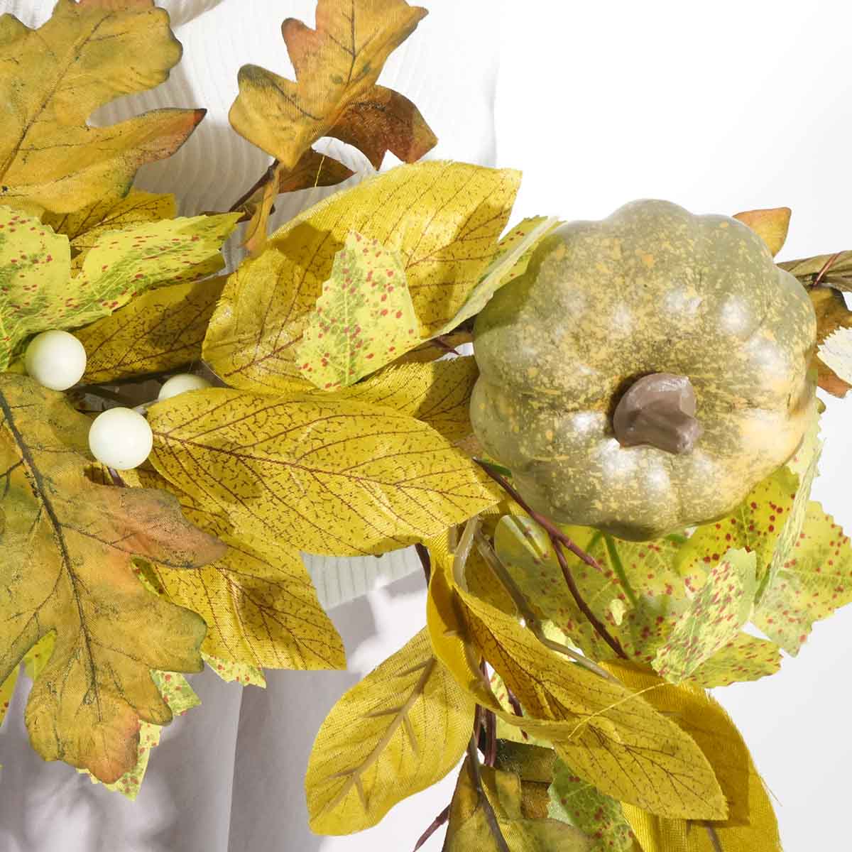 オータムガーランド ホワイト150cm (造花)