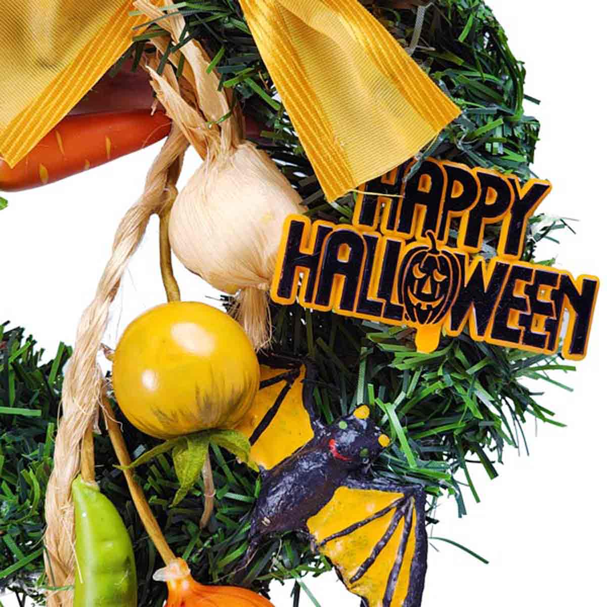 ハロウィンリース 幅23cm(造花)