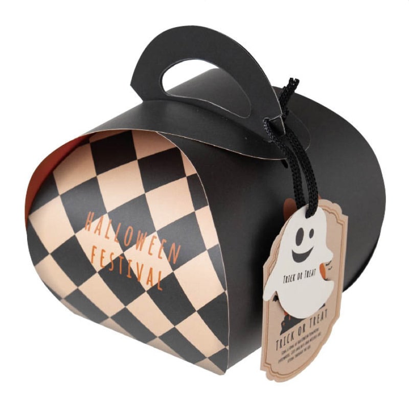 【10枚】バッグ型ギフトボックス パンプキンハロウィン
