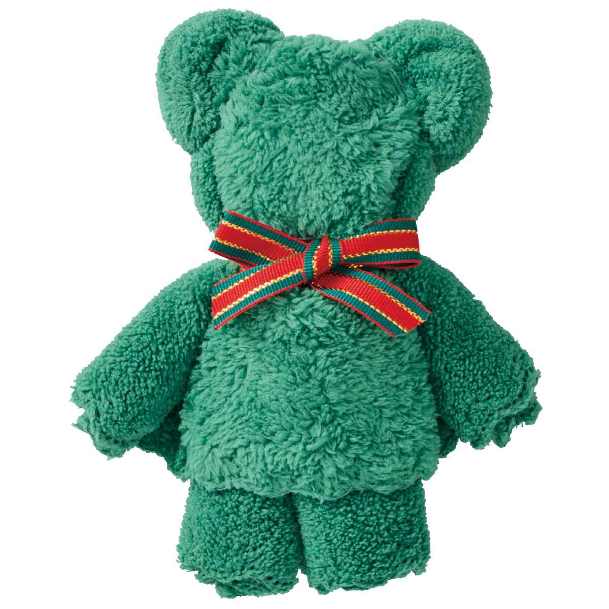 100個 クリスマスふんわりベアタオルハンカチ