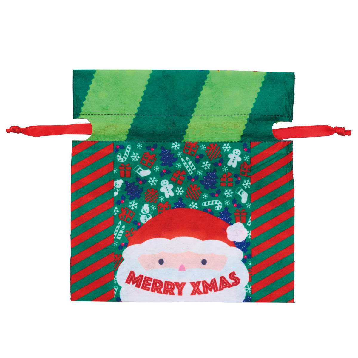 20枚 リバーシブル巾着バッグ クリスマス