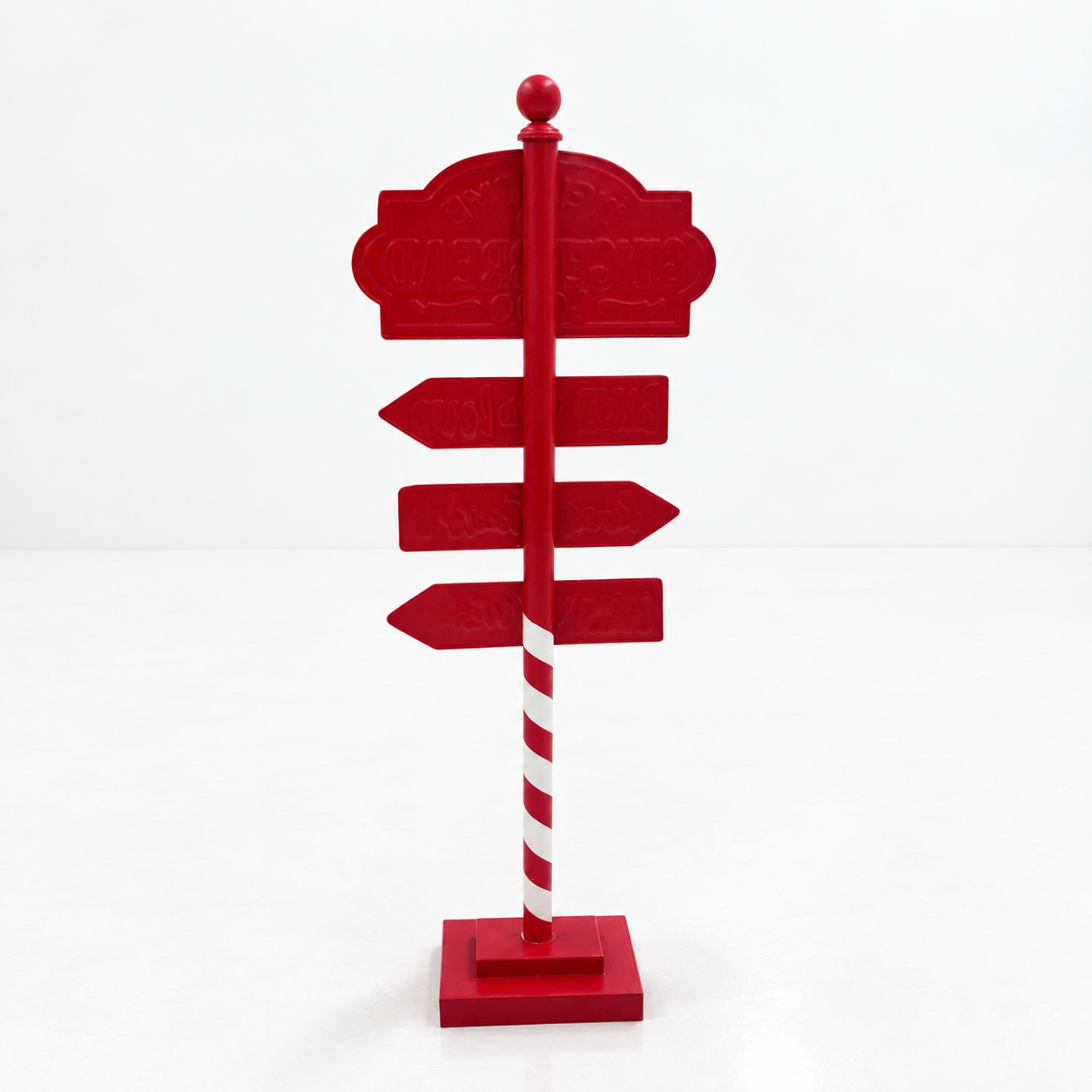 クリスマスサインポールオブジェ高さ89cm