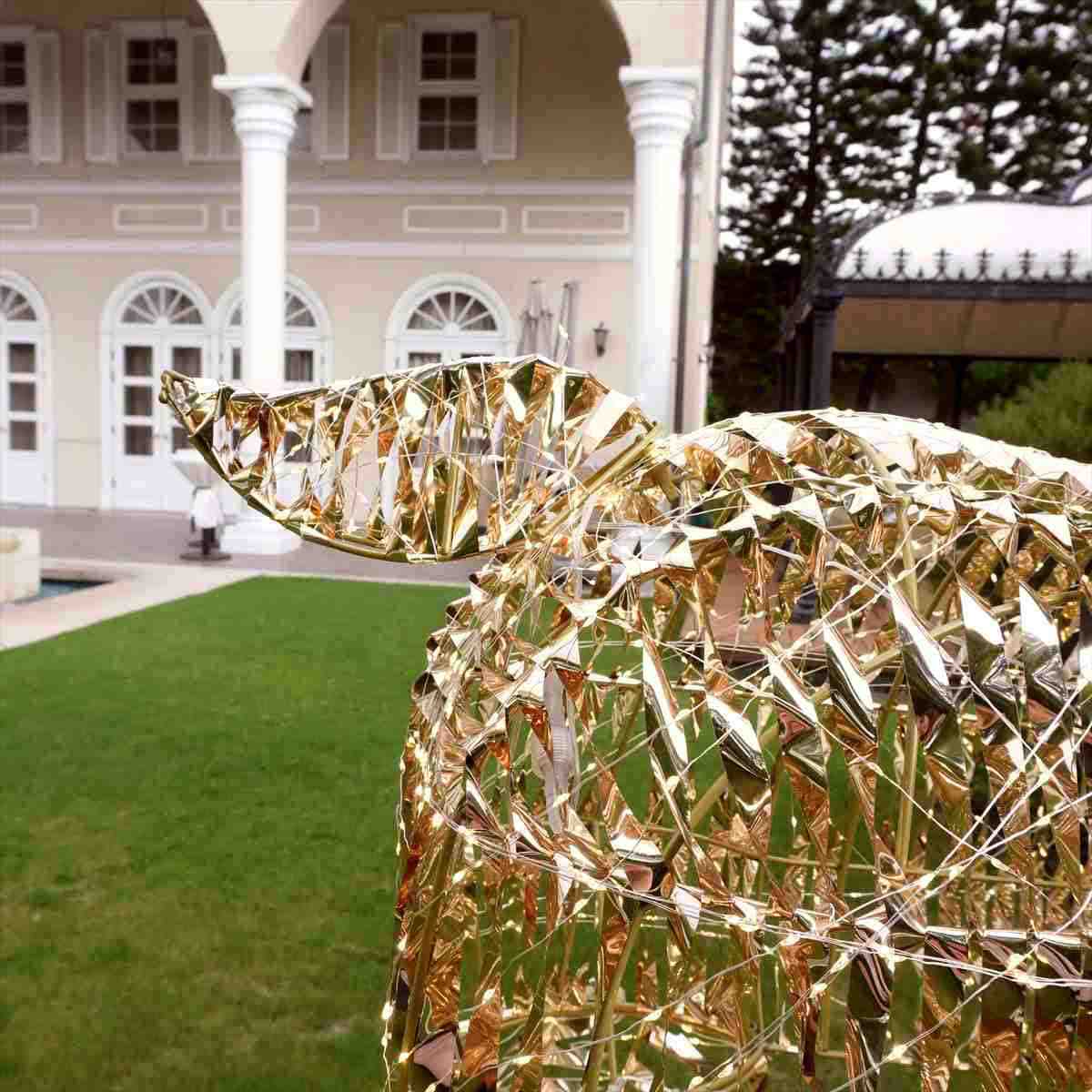 特大270cm LEDホログラムリボントナカイジャンボ