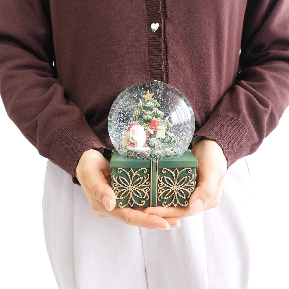 スノードームスタンド グリーンボックス