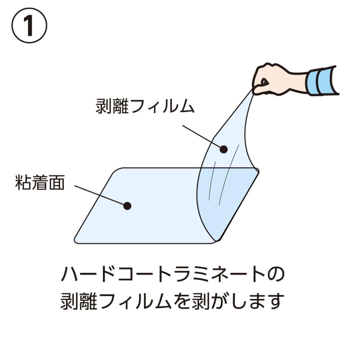 ハードコート透明ポップシート 100枚