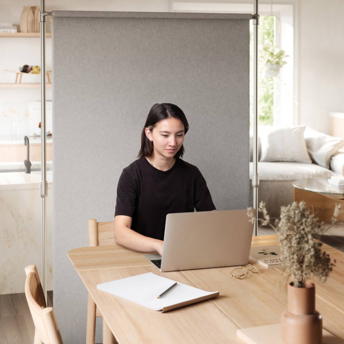 (1)ニッケル 使用例 ※カーテン・クロスは別売です