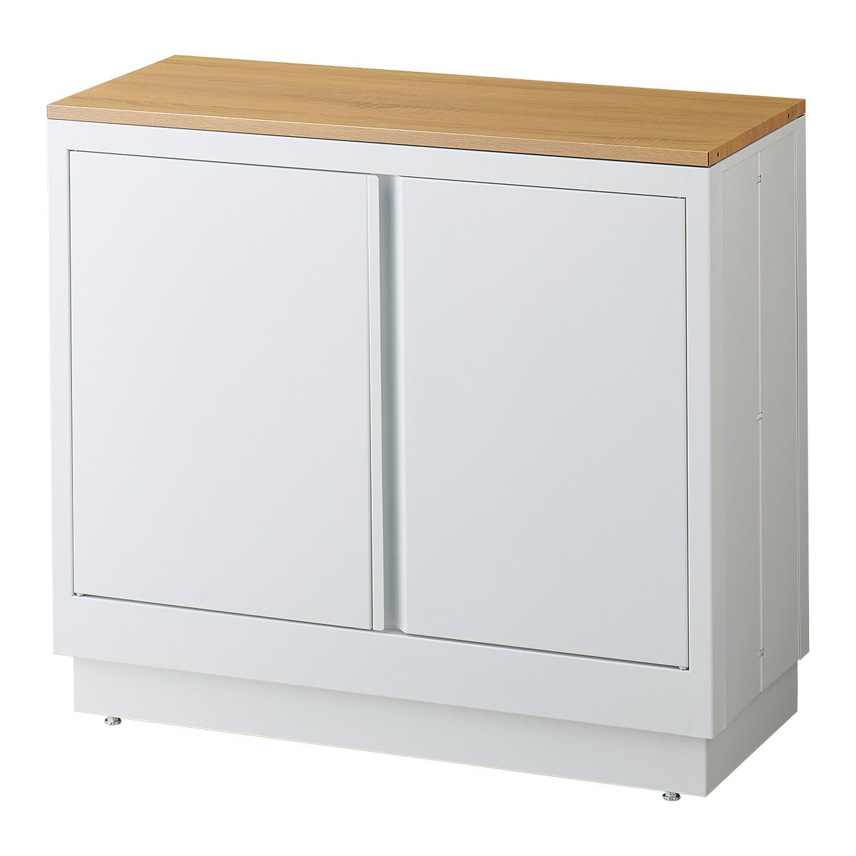 (1)使用例 天板:スチール棚木目調