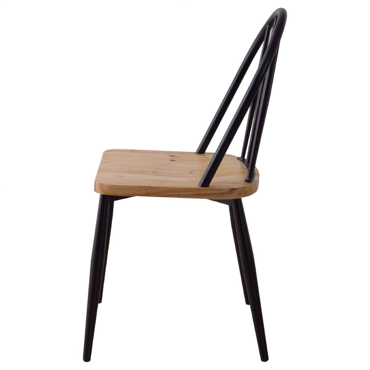 【2脚】ワーカーチェア ブラック