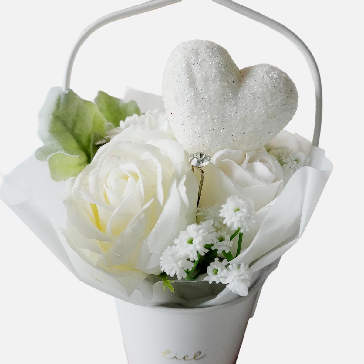 (1)ホワイト 部分アップ