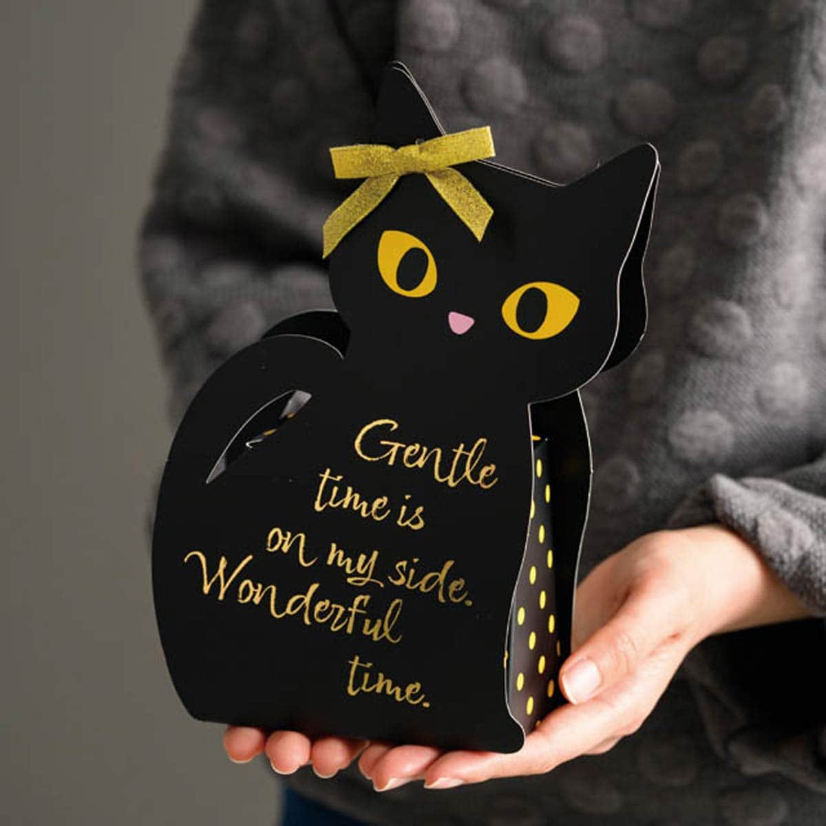 【10枚】 ダイカットボックス ブラックキャット