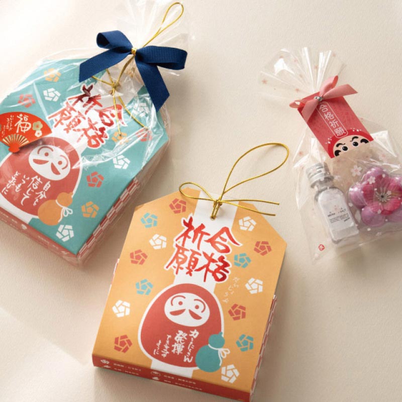 【30枚】だるまタグ 合格祈願