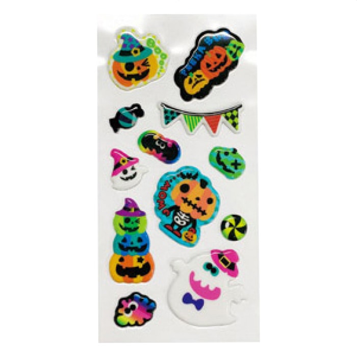 【500枚】ハロウィンぷっくりミニシール
