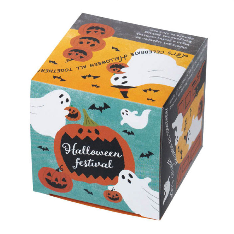 【20枚】キューブボックス ゴーストハロウィン