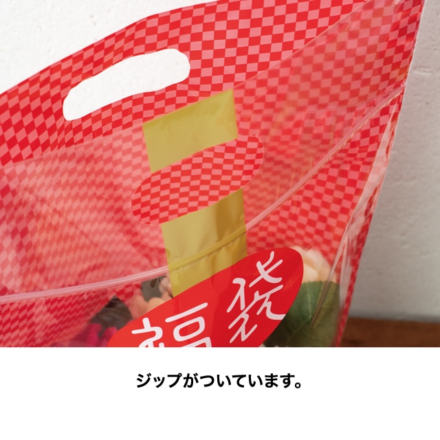 30枚 ジップ付き福袋スタンドバッグ