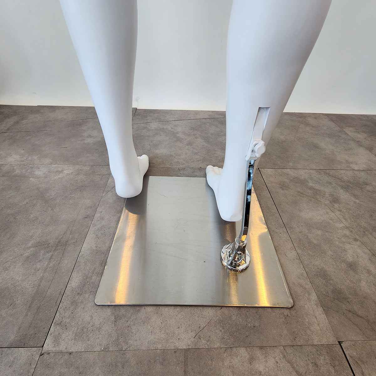 PP製 紳士リアルマネキン〔ストエキオリジナル〕 ホワイト