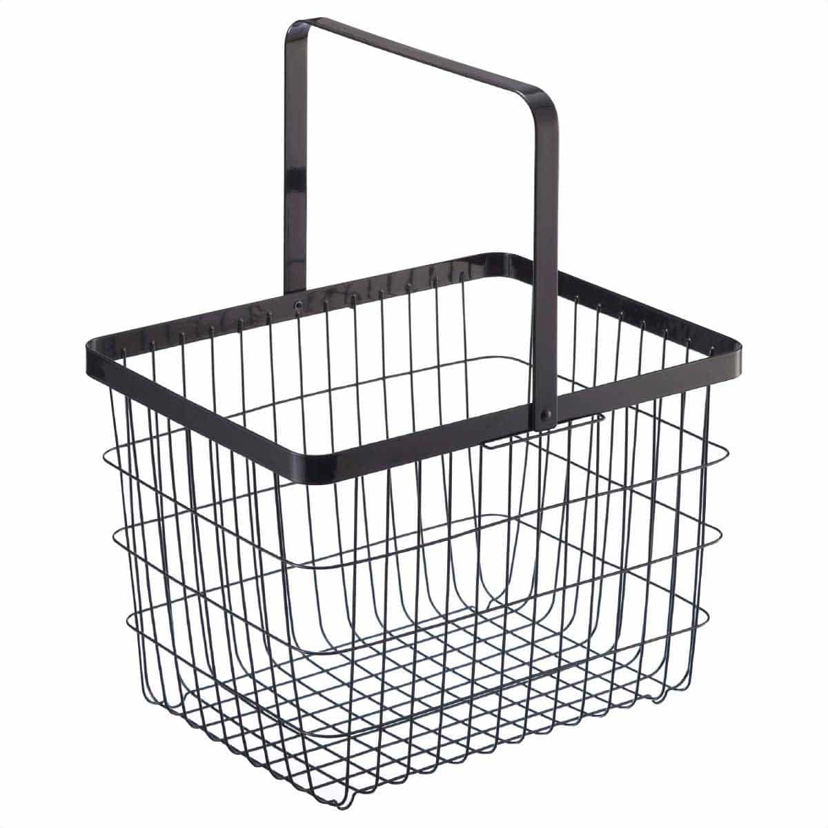 (2)ブラック バスケットL