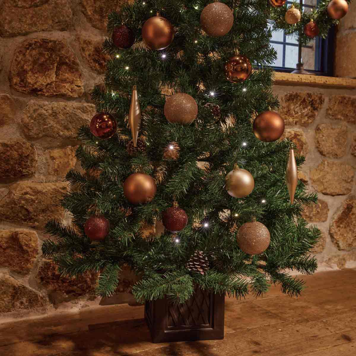 コーディネートクリスマスツリーセット150cm 2WAYクリスマスガーランド