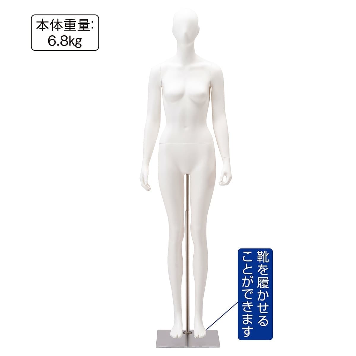 ABS婦人腰受マネキン : 陳列・ディスプレイ用品ストア・エキスプレス