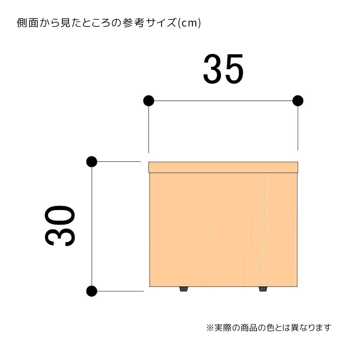 (1)幅70×奥行35×高さ30cm