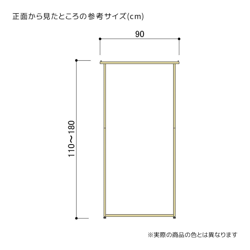 アンティークゴールドハンガーラック 角パイプ〔ストエキ