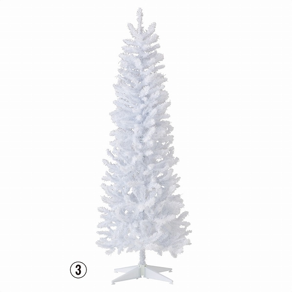 Pvcツリー ホワイト スリム クリスマスツリー 通販 ストア エキスプレス