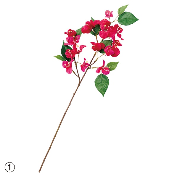 ブーゲンビリアスプレー 夏 ボタニカル 装飾 造花 ディスプレイ グリーン トロピカル 通販 ストア エキスプレス