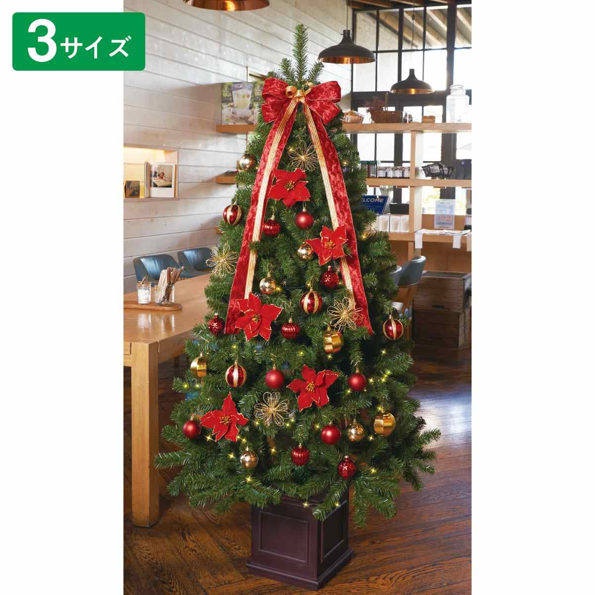 クリスマスツリー 木製オーナメント 飾り