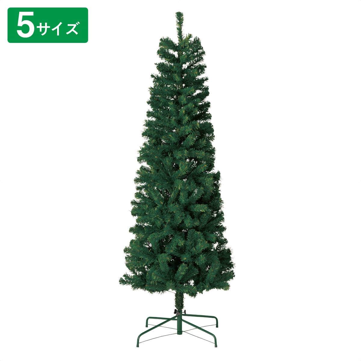 Pvcクリスマスツリー グリーン スリム 5サイズ 通販 ストア エキスプレス