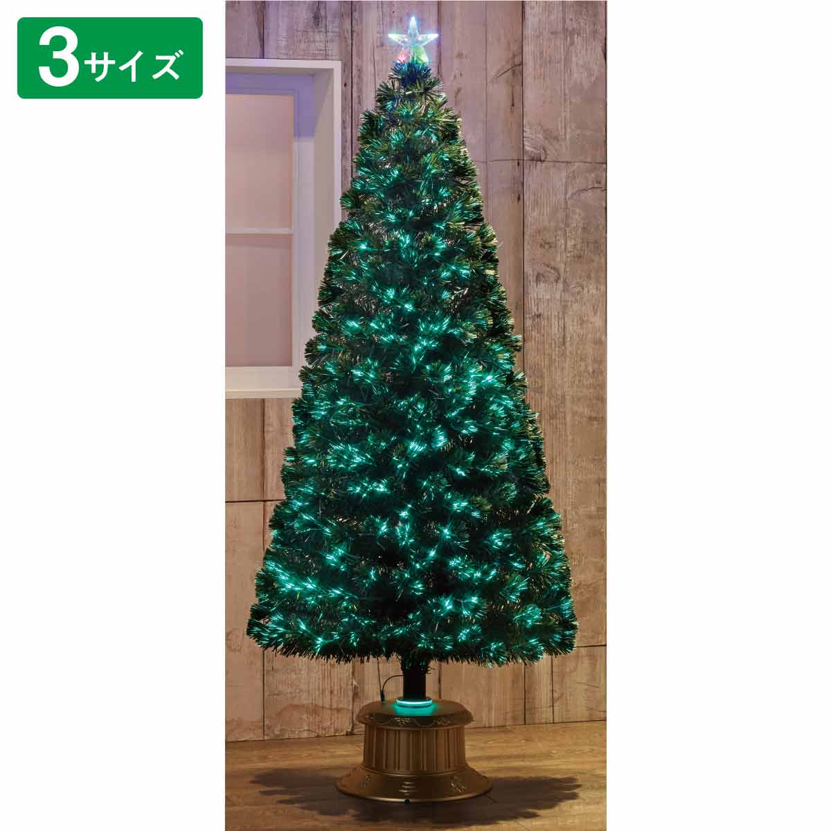 ファイバークリスマスツリー グリーン H150xW70cm【通販】ストア ...