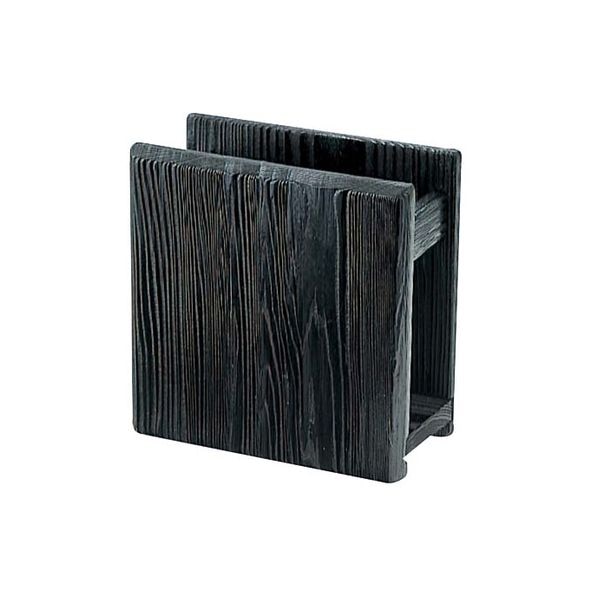 木製 ナフキン立 飲食 店 用 ナプキン 業務用 ナプキンホルダー スタンド 黒 ブラック 紙ナプキン