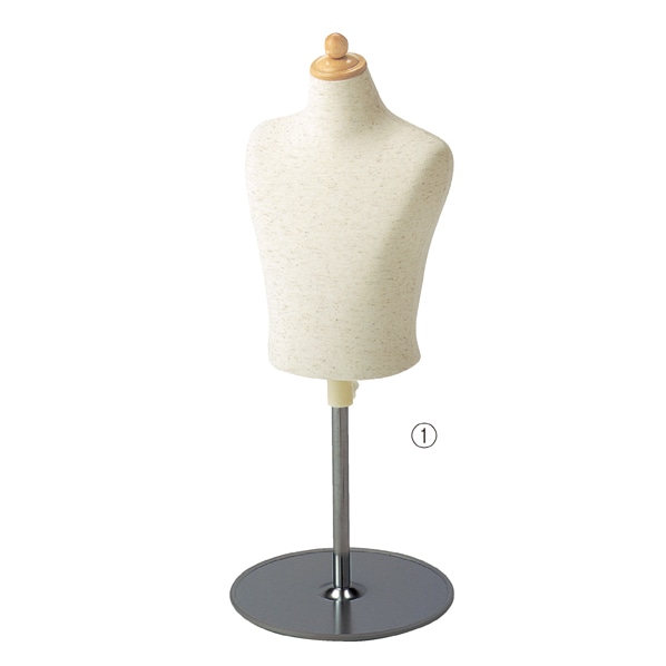 子供芯地ニット卓上トルソー(腕無し) 身長80cm [1才]