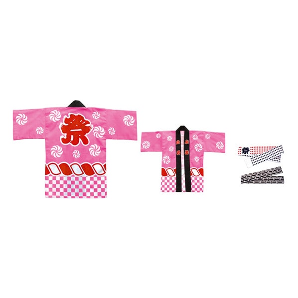 祭はっぴ こども用小 ピンク 通販 ストア エキスプレス