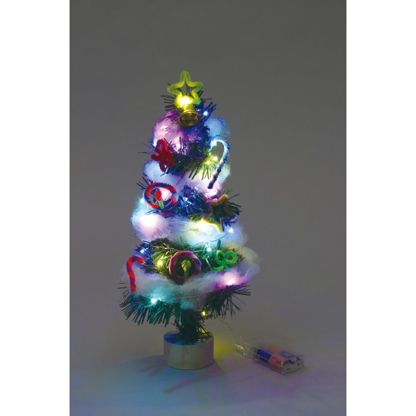 クリスマスツリー作り ライト付き 通販 ストア エキスプレス