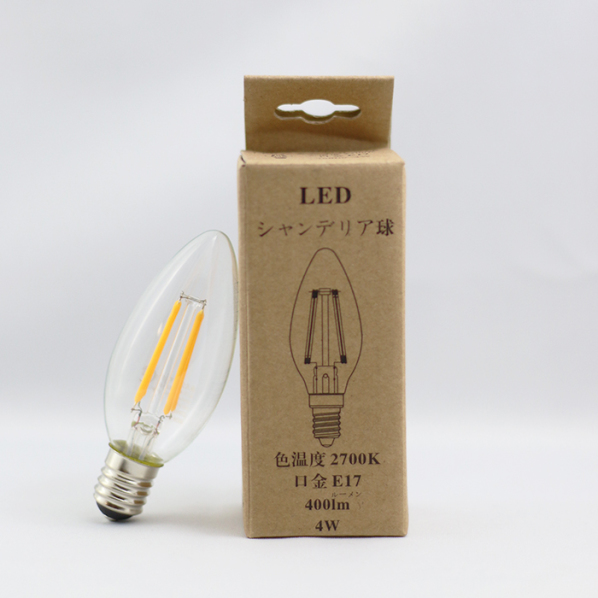 LEDシャンデリア電球調光可 E17【通販】ストア・エキスプレス