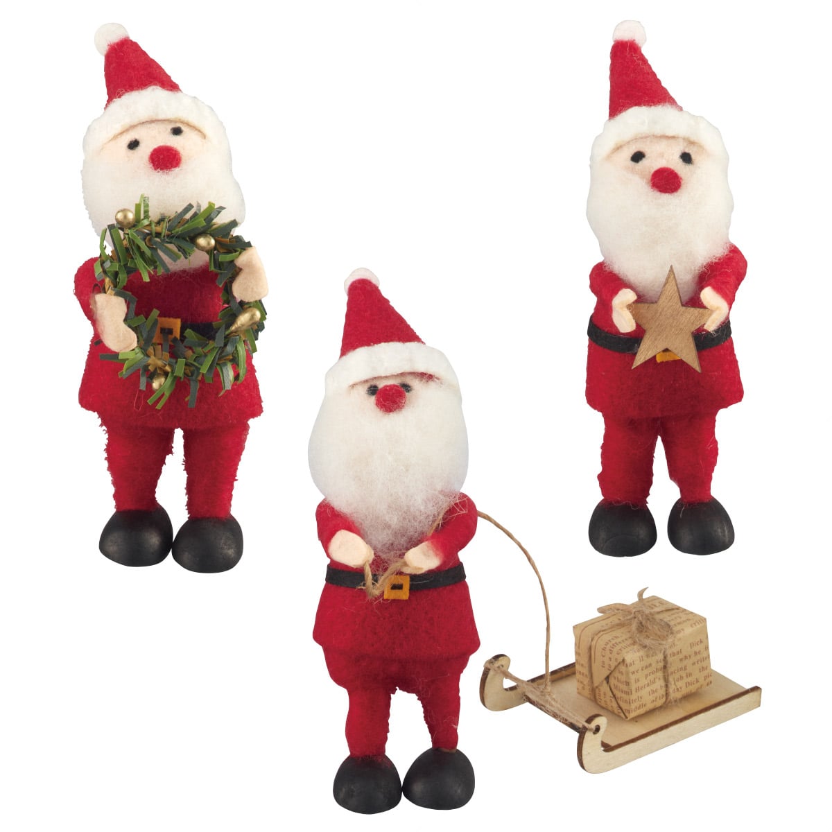 フェルトサンタクロースドール クリスマス ディスプレイ 人形 装飾 通販 ストア エキスプレス