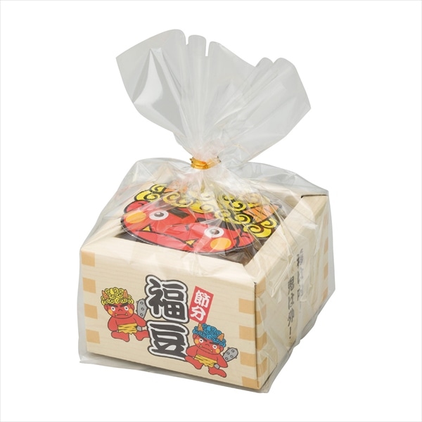 100個 節分福豆枡パック ミニお面付き 景品 粗品 通販 ストアエキスプレス