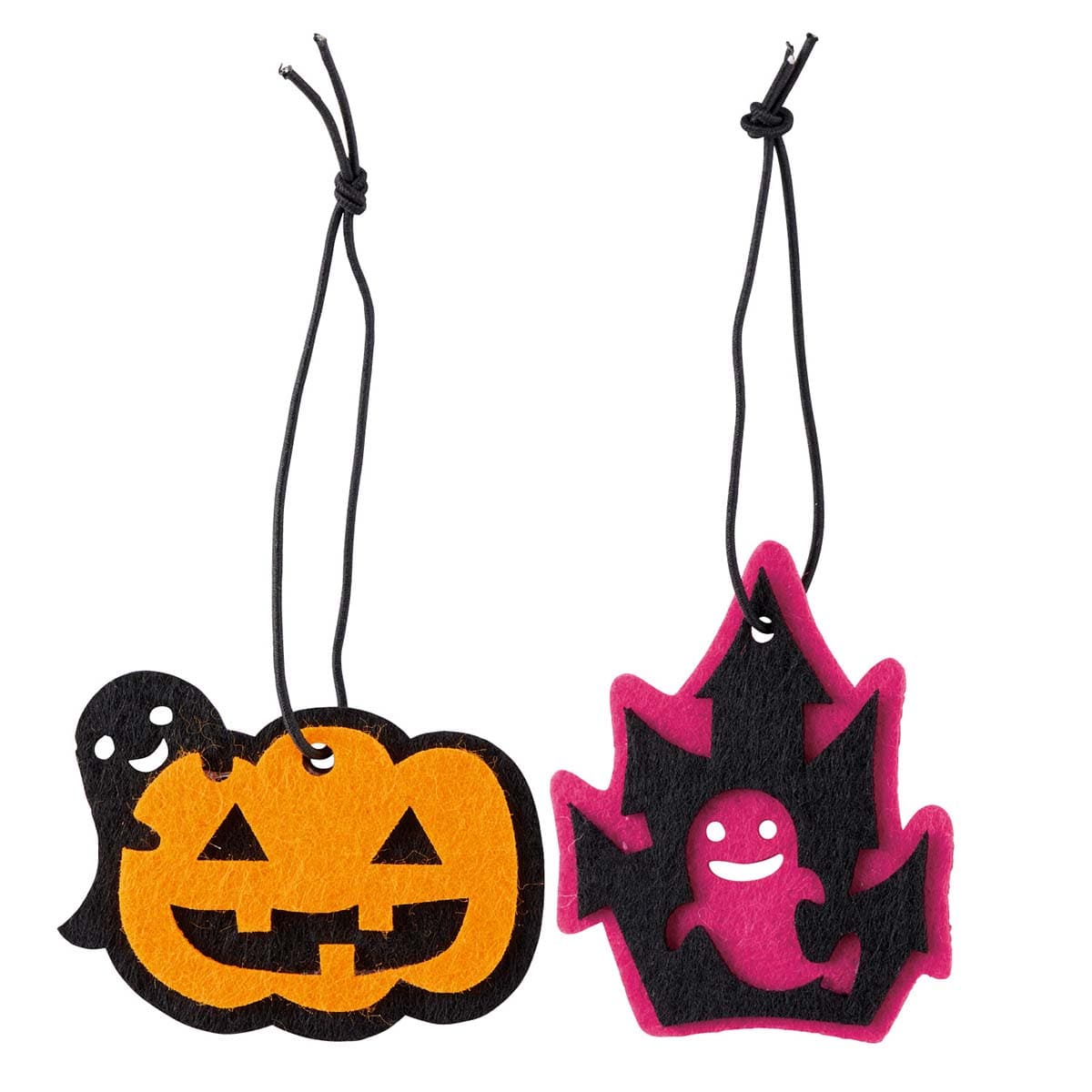 10枚 ハロウィンフェルトタグ