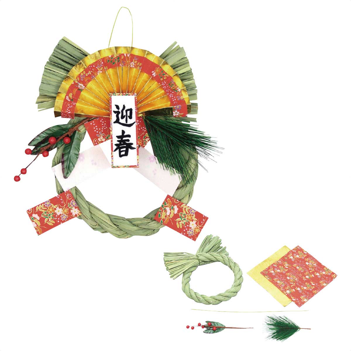 60個 しめなわ作りお正月工作キット 正月飾り通販 ストエキ