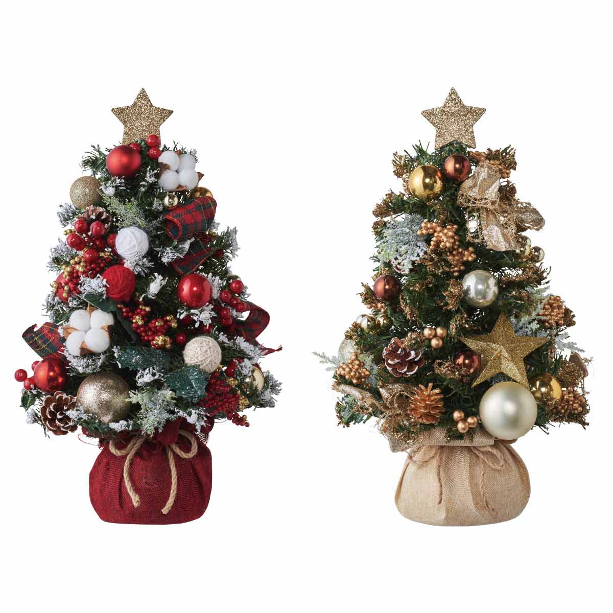 45cm デコレーションクリスマスツリー 卓上サイズ レッドベリー クリスマス飾り通販 ストエキ