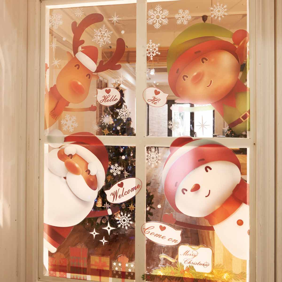 ウォールステッカー クリスマス |クリスマス飾り通販 ストエキ ウォールステッカー クリスマス |クリスマス飾り通販 ストエキ
