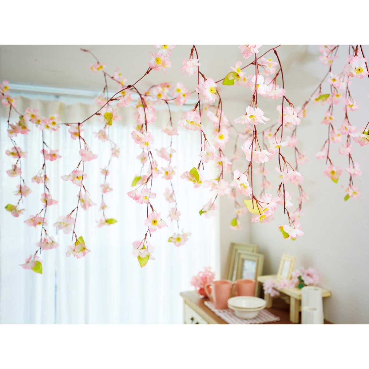 シダレ桜ガーランド 175cm (造花)