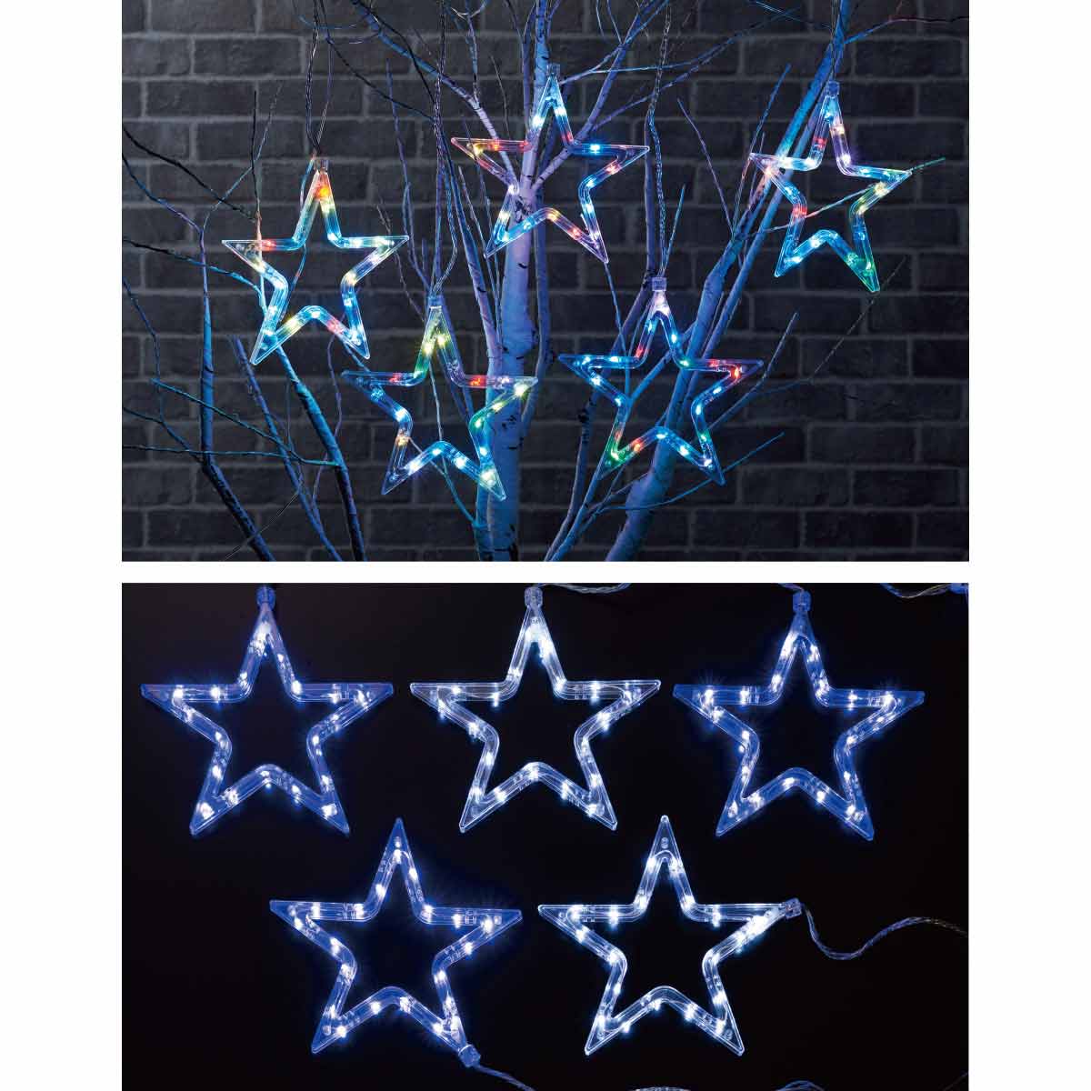 LED5連スターライト 180cm ホワイトブルー