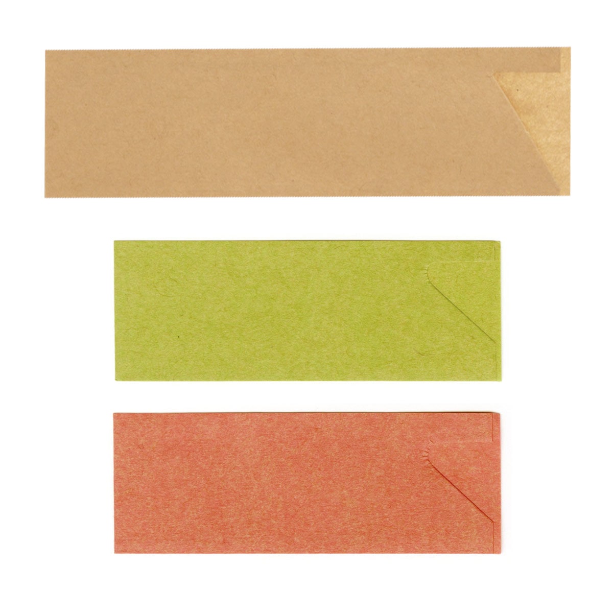 【500枚】HEIKO 箸袋 ハカマ 無地 茶