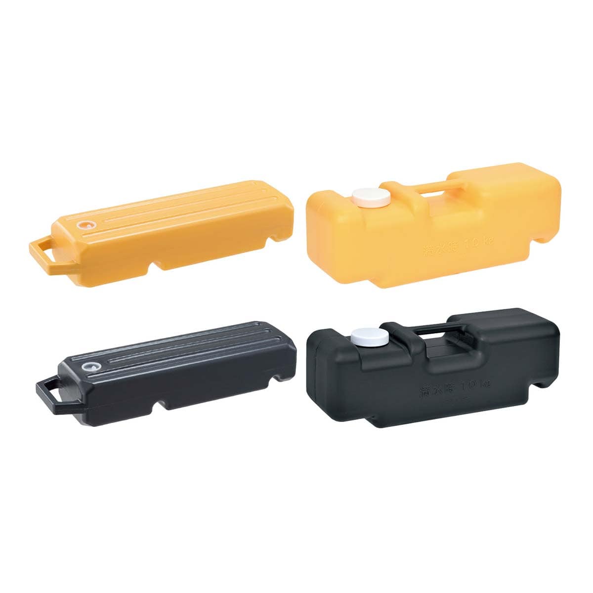 A型看板・ポスタースタンド用重り ポリウェイト 小 イエロー