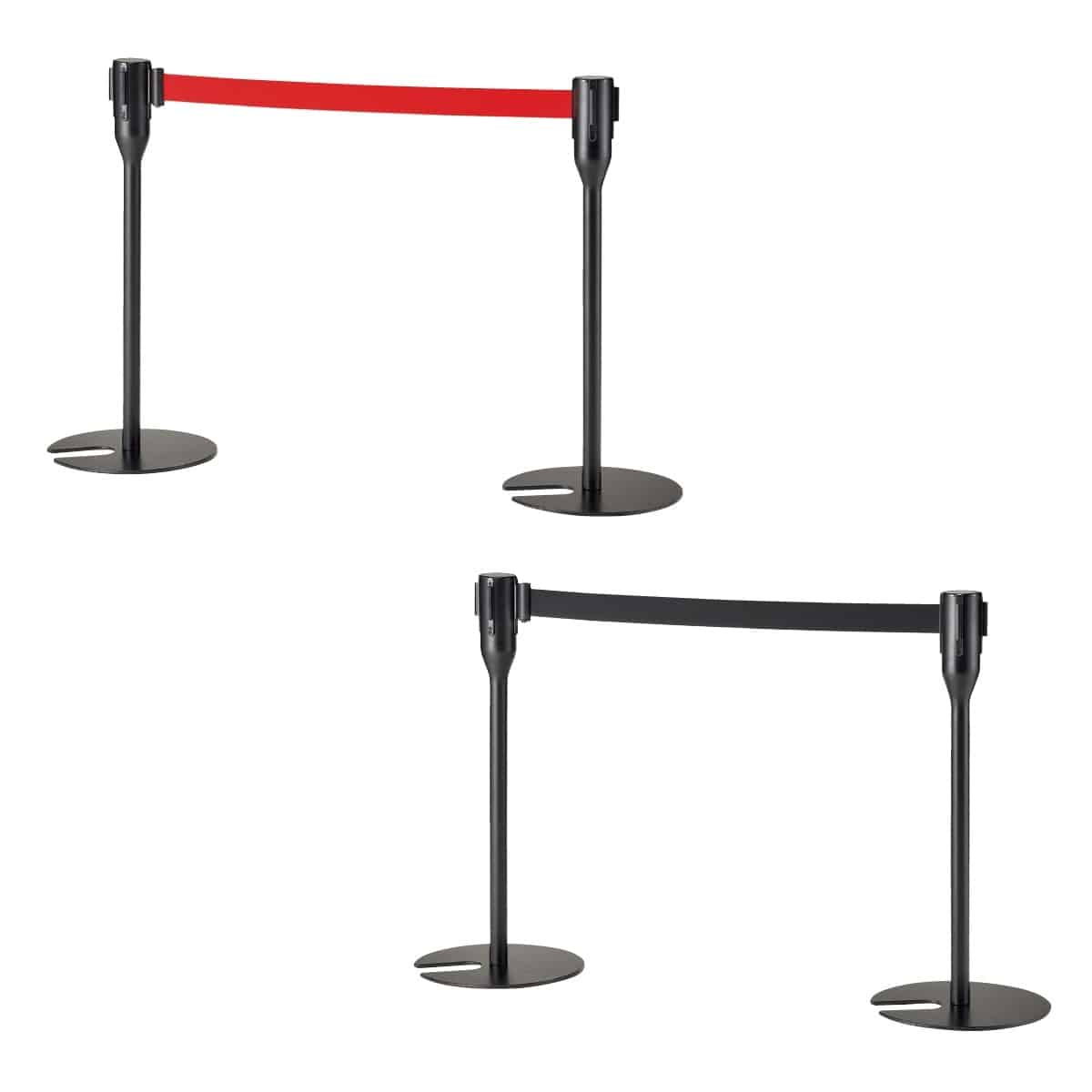 コンパクト スタッキングベルトパーティション ブラック〔ストエキオリジナル〕 ブラック