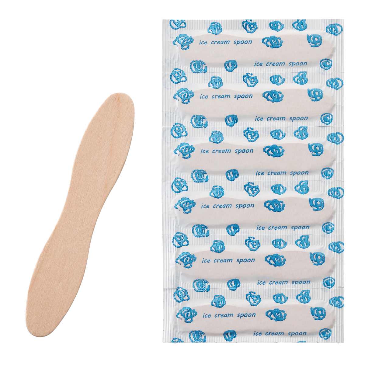 木製アイススプーン 個包装なし