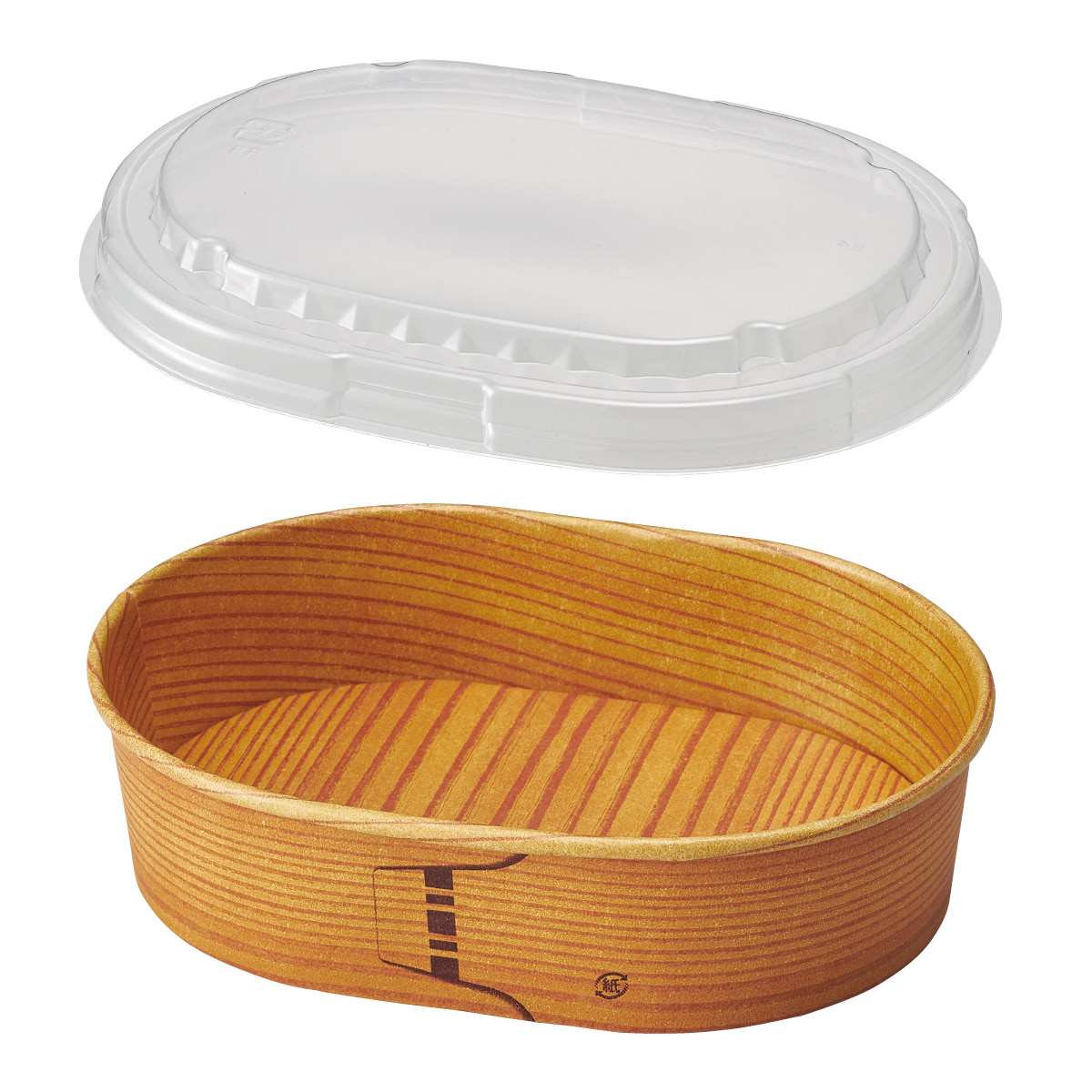 耐熱ペーパーカップ わっぱ風 本体