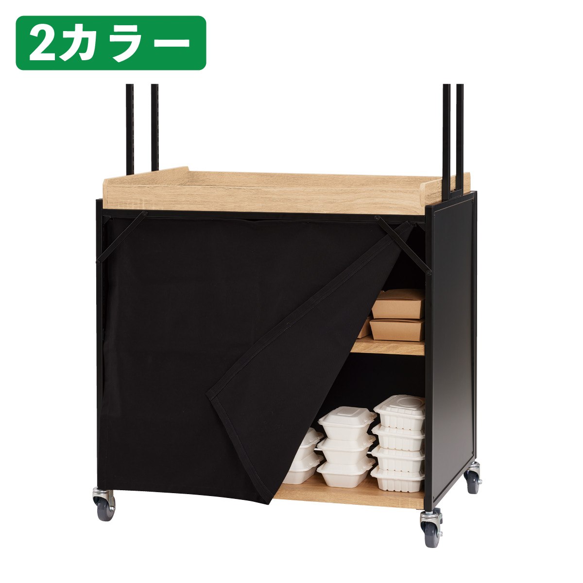 画像は(1)ブラックです。