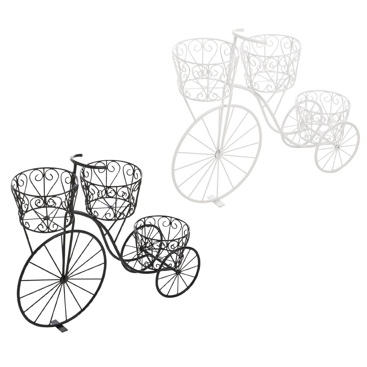 自転車プランタースタンド［ストエキオリジナル］ ホワイト