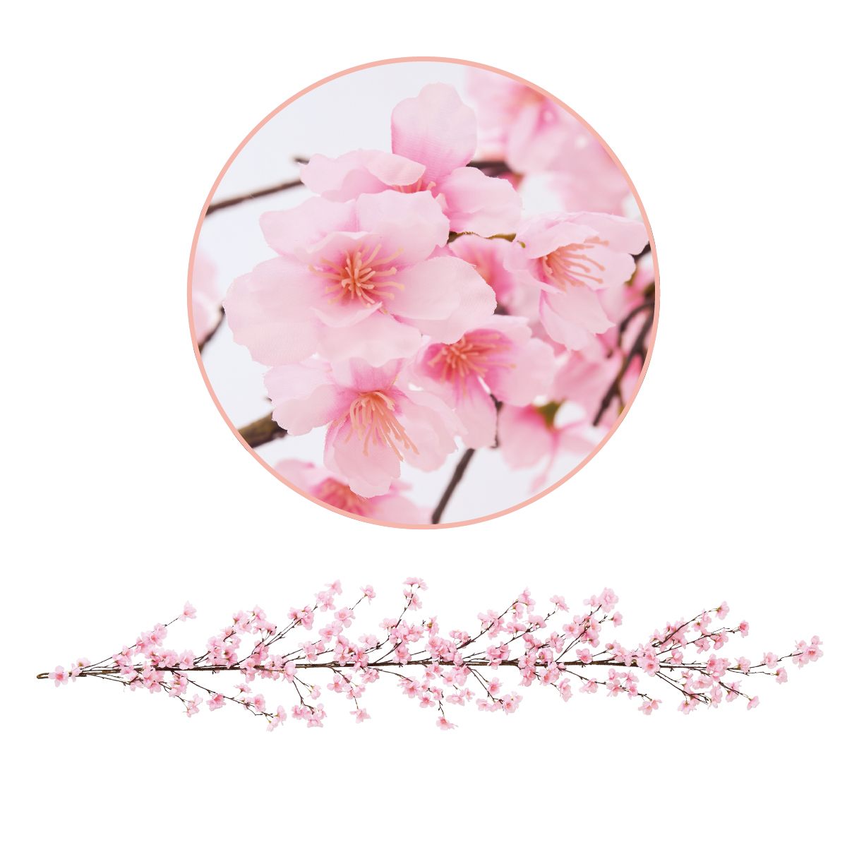 みやび桜造花ガーランド